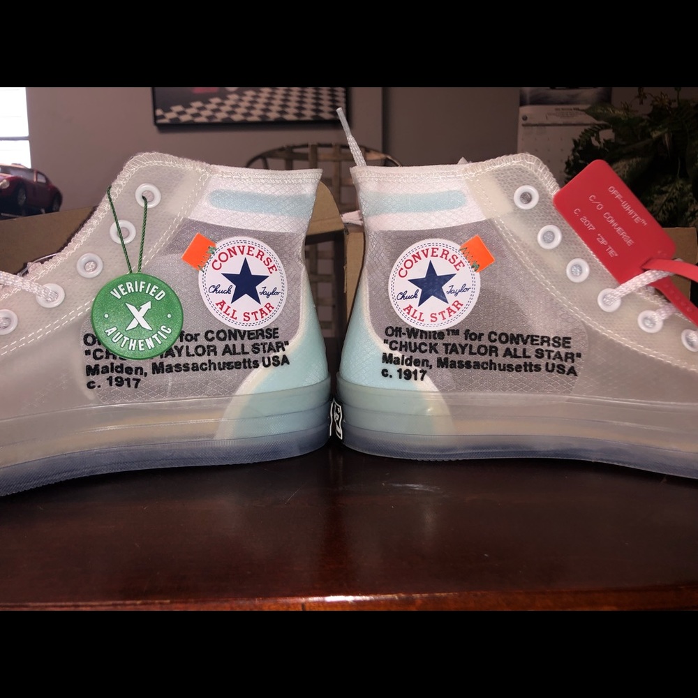 Off white converse chuck Taylor’s - Picture 6 of 8